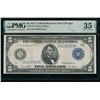Image 1 : 1914 $5 Chicago FRN PMG 35EPQ