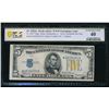 Image 1 : 1934A $5 STAR N Africa Silver Certificate PCGS 40