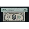 Image 1 : 1934A $10 St Louis FRN PMG 63EPQ