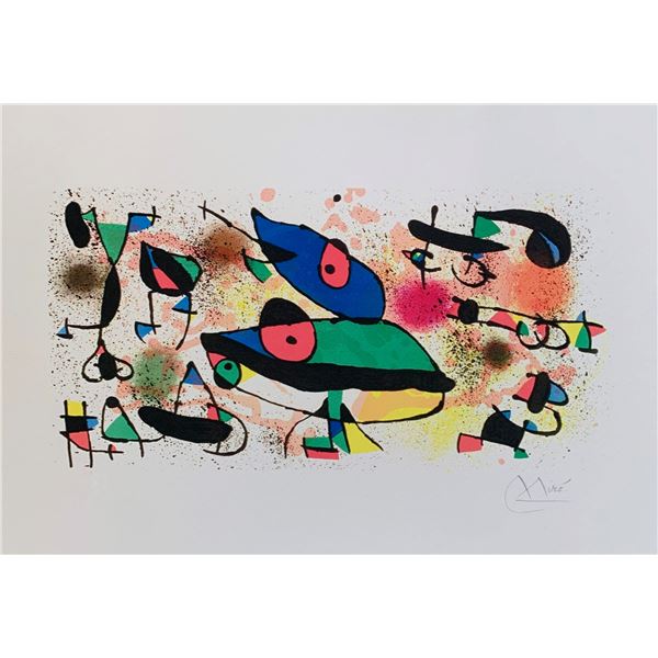 Joan Miro SCULPTURES II Facsimile Signed Limited Edition Giclee