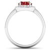Image 4 : 14KT White Gold 2.3ct Ruby and Diamond Ring