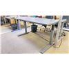 Image 2 : GREY ELECTRIC SIT TO STAND DESK 69.5 X 29.5"