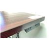 Image 3 : BROWN WITH GREY BASE ELECTRIC SIT TO STAND DESK 69.5 X 29.5"