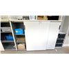 Image 2 : BOOKSHELF STYLE FILING CABINET WITH SLIDING DOORS 79" HIGH, 63 X 15.5" (CONTENTS NOT INCLUDED)