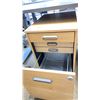 Image 2 : ROLLING 4 DOOR (2 INTERIOR DRAWERS) FILE CABINET 24.5 X 18"