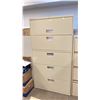 Image 2 : HON 5 DRAWER LATERAL BEIGE METAL FILING CABINET