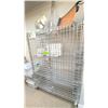 Image 2 : ULINE METAL 4 TIER ROLLING METAL METRO RACK WITH CAGING (CONTENTS NOT INCLUDED)