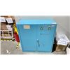 Image 1 : JUSTRITE METAL 2 DOOR HAZARDOUS GOODS CABINET APPROX 43 X 44.5 X 18"
