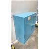 Image 2 : JUSTRITE METAL 2 DOOR HAZARDOUS GOODS CABINET APPROX 43 X 44.5 X 18"