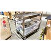 Image 2 : STAINLESS STEEL WELDED 2 TIER ROLLING CART (CONTENTS NOT INCLUDED)