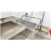 Image 4 : STAINLESS STEEL SET OF 2 SINKS WITH FAUCETS APPROX 84 X 30" (WILL BE PROFESSIONALLY DISCONNECTED