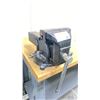 Image 3 : ADJUSTABLE HEIGHT WORKBENCH WITH MECHANICS VISE APPROX 48 X 24"