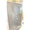 Image 1 : ULINE GREY METAL 2 DOOR STORAGE CABINET APPROX 79 X 48 X 18"