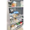 Image 3 : ULINE GREY METAL 2 DOOR STORAGE CABINET APPROX 79 X 48 X 18"