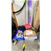 Image 3 : LOT OF ASSORTED ITEMS; SPILL CLOTHS, HARDWARE, PARTS BIN AND MORE
