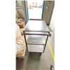 Image 1 : 3 TIER STAINLESS STEEL CART APPROX 2.5 X 2.5 X 1.5'