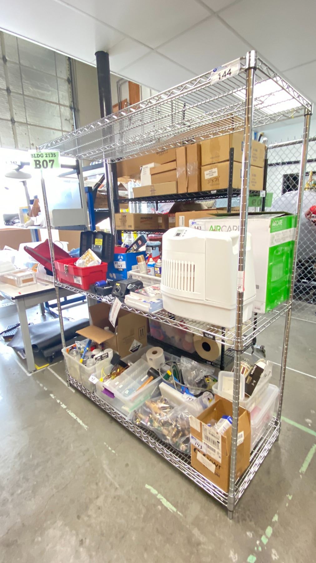 ULINE STAINLESS STEEL METRO RACK (CONTENTS NOT INCLUDED) - Able Auctions