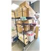 Image 2 : BLACK ROLLING SHELVING UNIT 4 TIER (CONTENTS NOT INCLUDED)