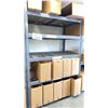 Image 2 : ULINE SHELF RACKING UNITS WITH 4 MESH DECK SHELVES APPROX 60.5 X 37 X 81"