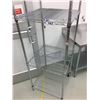 Image 3 : EFI STAINLESS STEEL 4 TIER SHELVING UNIT APPROX 7' X 2' X 2'