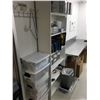 Image 2 : BOOKSHELF WITH CONTENTS; SHIPPING LABLES, HP TONER, OFFICE SUPPLIES AND MORE