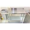 Image 1 : EFI STAINLESS STEEL WORK TABLE WITH BACKSPLASH APPROX 4' X 2' X 3'