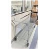 Image 2 : LARGE ULINE CART WITH HANDLES ON BOTH SIDES APPROX 5' X 2' (CONTENTS NOT INCLUDED)