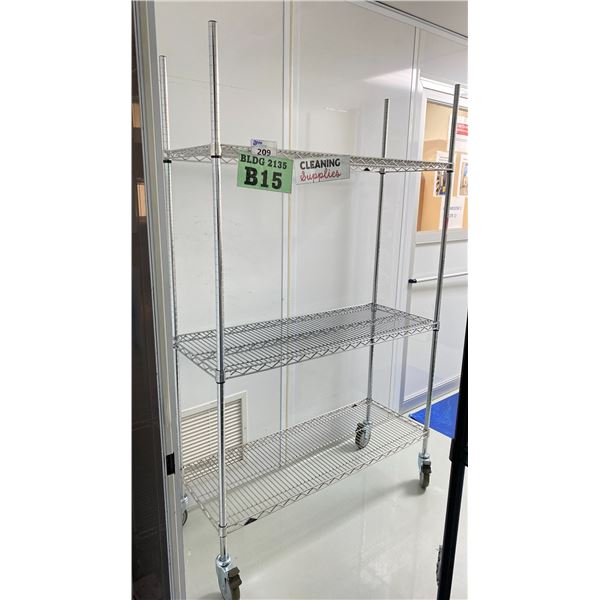 3 TIER STAINLESS STEEL METRO RACK - Able Auctions