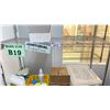 Image 3 : 3 TIER MOBILE METRO RACK WITH ASSORTED JANITORIAL SUPPLIES; TRASH BAGS, AIR FRESHENERS, CLOROX