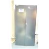 Image 1 : METAL STORAGE CABINET WITH CONTENTS; FACE SHIELDS, MOP BUCKET, SPRAYER AND MORE APPROX 3 X 1.5 X 6'