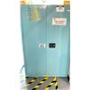 Image 1 : ULINE MODEL H-3776M CORROSIVE STORAGE CABINET APPROX 1.5 X 3.5 X 5.5' (CONTENTS NOT INCLUDED, SOME