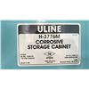 Image 3 : ULINE MODEL H-3776M CORROSIVE STORAGE CABINET APPROX 1.5 X 3.5 X 5.5' (CONTENTS NOT INCLUDED, SOME