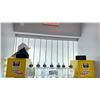 Image 1 : 2 SOS EMERGENCY RESPONSE AIR HORN AND VEST WALL MOUNT CABINETS AND 7 HAND SANITIZER PACKS FOR