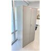 Image 3 : STAPLES METAL STORAGE CABINET APPROX 6' X 1.5' X 3'