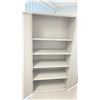 Image 4 : STAPLES METAL STORAGE CABINET APPROX 6' X 1.5' X 3'