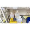 Image 1 : CONTENTS OF HOOD #223; MOBILE SQUARE 3 TIER METRO RACK, 8000LBS CAPACITY PLATFORM, STAINLESS STEEL