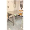 Image 2 : ADJUSTABLE STAINLESS STEEL TABLE APPROX 4 X 3'