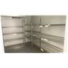 Image 1 : 5 METAL STATIONARY RACKS (IN DOWNSTAIRS COOLER)
