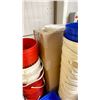 Image 3 : LARGE VOLUME OF 5 GALLON BUCKETS AND 3 BOXES OF LIDS