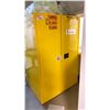 Image 1 : ULINE MODEL H2219SY FLAMMABLE LIQUID STORAGE CABINET (YELLOW) 43 X 65 X 34"
