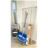 Image 1 : GENUS SPECTRA BUG LIGHT, MOP BUCKET, ULINE METRO RACK SHELVES, STOOL AND MORE