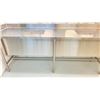 Image 3 : LARGE STAINLESS STEEL RESERVOIR TABLE APPROX 11 X 2 X 3' WITH BACKSPLASH