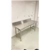 Image 2 : STAINLESS STEEL WORK TABLE APPROX 5 X 2 X 2.5