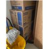 Image 4 : CONTENTS OF CLOSET; MOP BUCKETS, AIR PURIFIER, TOILET PAPER AND MORE
