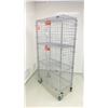 Image 2 : ULINE MOBILE METRO RACK WITH CAGE