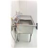 Image 2 : EFI STAINLESS STEEL SINK WITH EYEWASH STATION APPROX 4 X 2.5 X 4' (WILL BE PROFESSIONALLY
