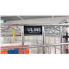 Image 3 : ULINE 4 TIER METAL MOBILE RACK WITH CAGE