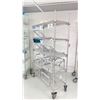 Image 2 : 5 TIER MOBILE METRO RACK WITH EASILY ADJUSTABLE SHELVES AND ALUMINUM SHELF BRACKETS