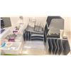 Image 3 : LARGE LOT OF OFFICE SUPPLIES; SEVERAL FILE ORGANIZERS, SONY SPEAKER DOCK, WULOO INTERCOM, LABLES