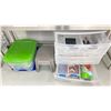Image 4 : LARGE LOT OF OFFICE SUPPLIES; SEVERAL FILE ORGANIZERS, SONY SPEAKER DOCK, WULOO INTERCOM, LABLES